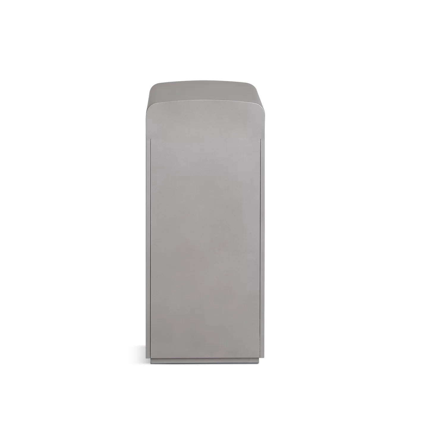 Rear view of OTB-84 large-capacity commercial trash container
