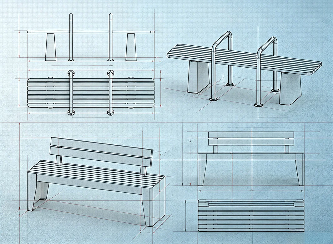 custom park benches