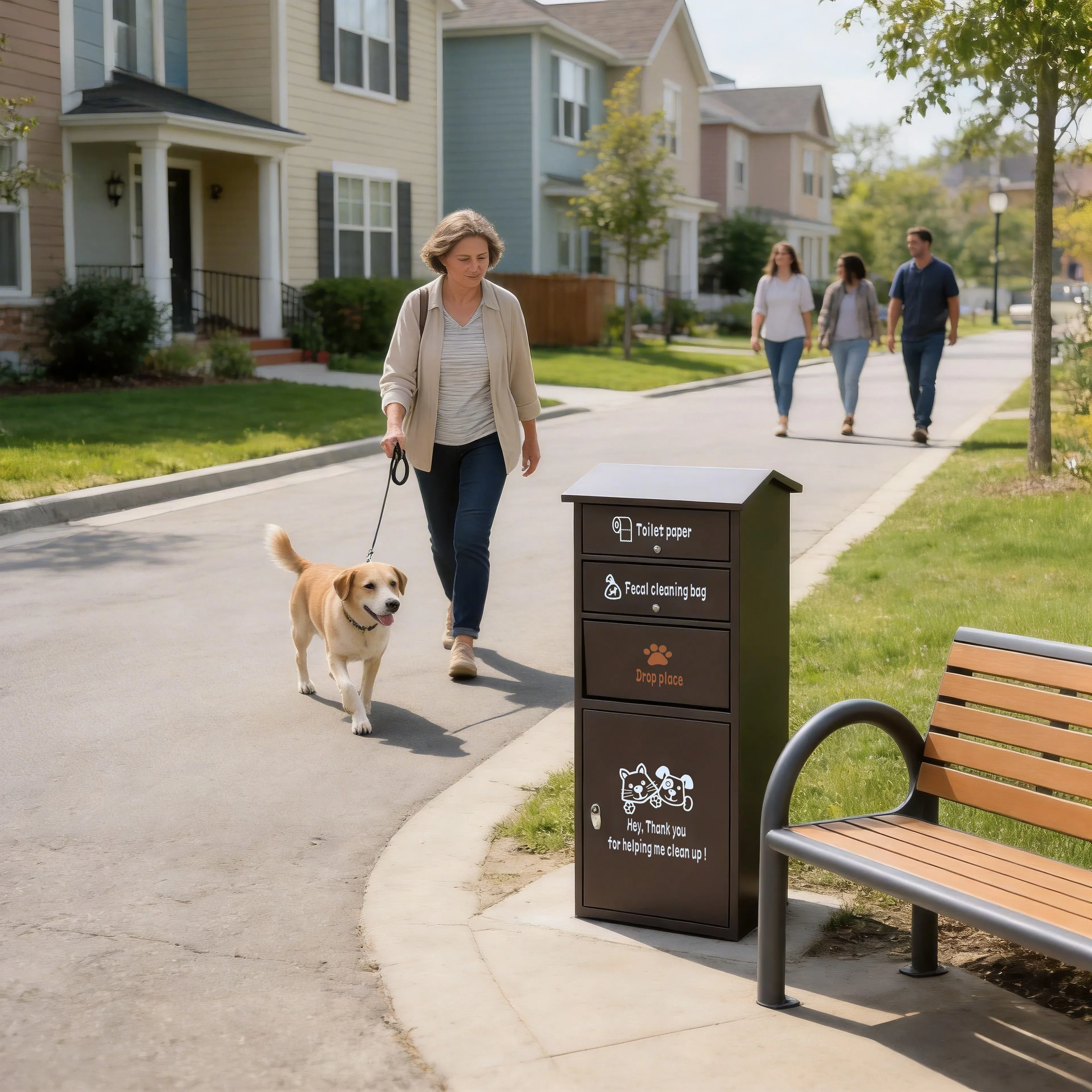 户外金属垃圾桶的耐腐蚀性受环境影响