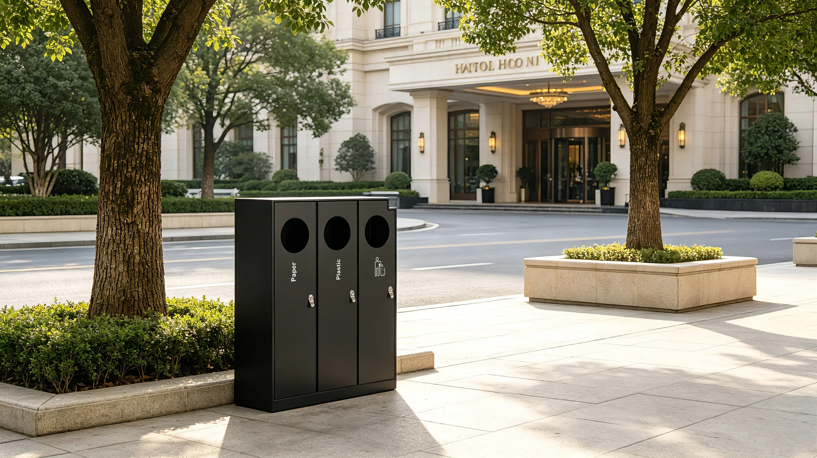 Outdoor Recycling Bins for Public Spaces
